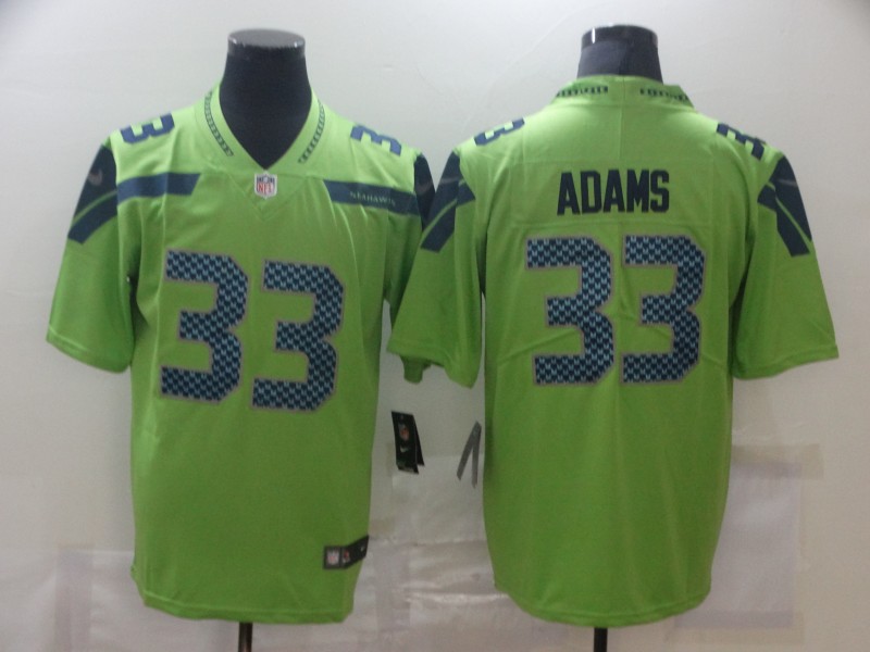 Men Seattle Seahawks #33 Adams Green Nike Limited Vapor Untouchable NFL Jerseys->seattle seahawks->NFL Jersey